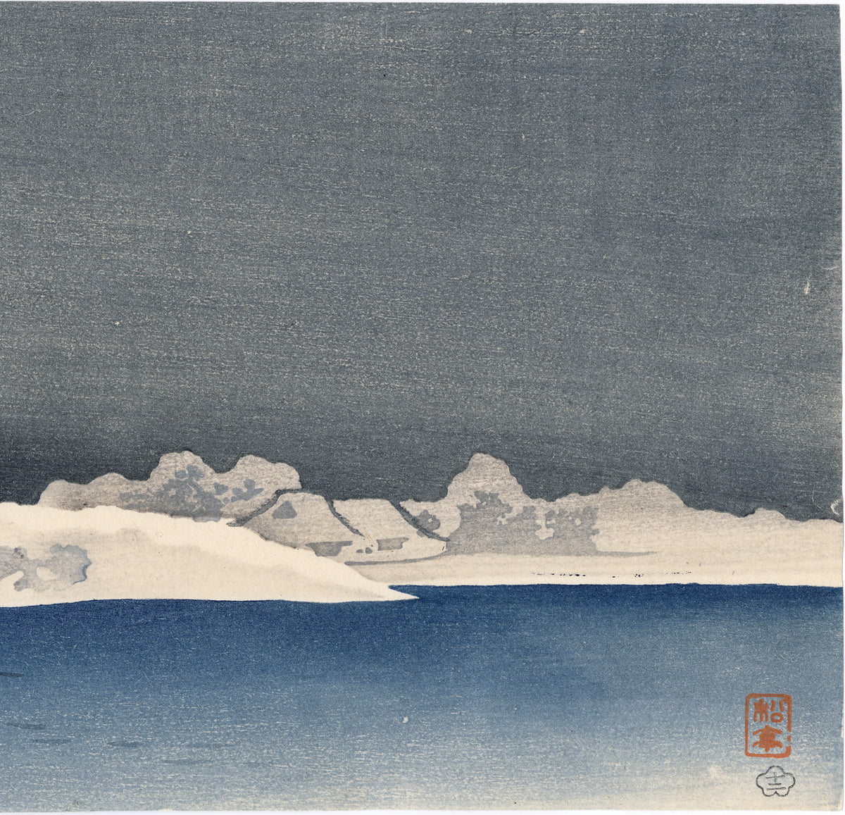 Takahashi Hiroaki (Shôtei) 松亭 弘明: Night on the Bank of the