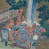 Hokusai: Roben Waterfall at Oyama in Sagami Province 相州大山ろうべんの瀧 (contact for price)