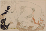 Hokusai: Lovemaking at the New Year (Sold)