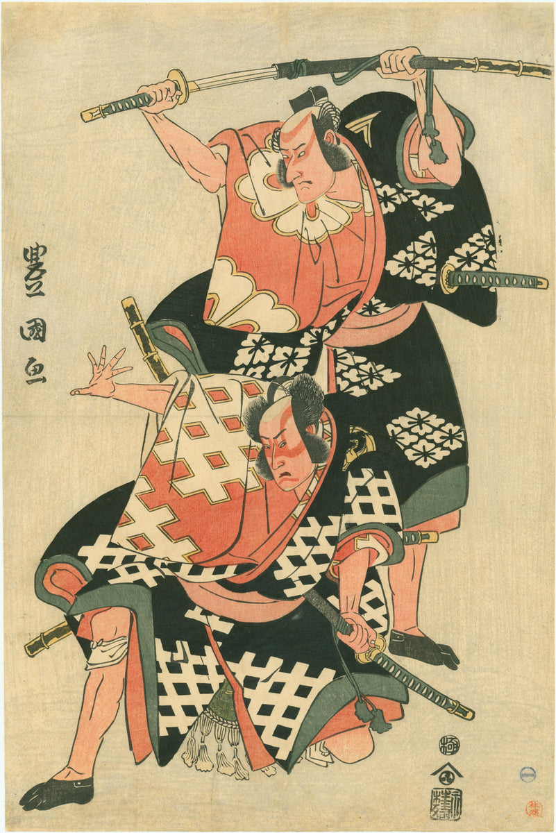 豊国I：大胆な歌舞伎デザイン（販売） – Egenolf Gallery Japanese Prints