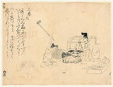 Kawanabe Kyōsai: Drawing of Blacksmith