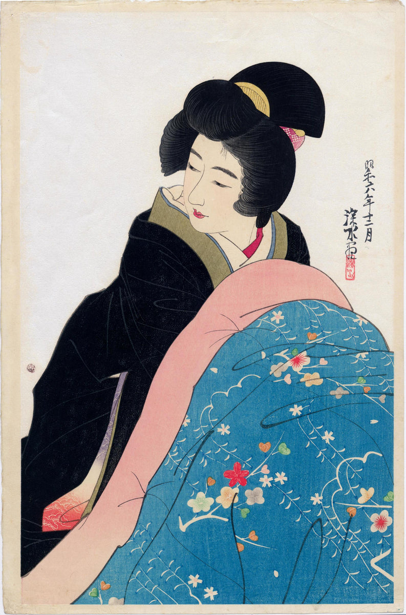 伊東深水：こたつ（フットウォーマー）（販売済み） – Egenolf Gallery