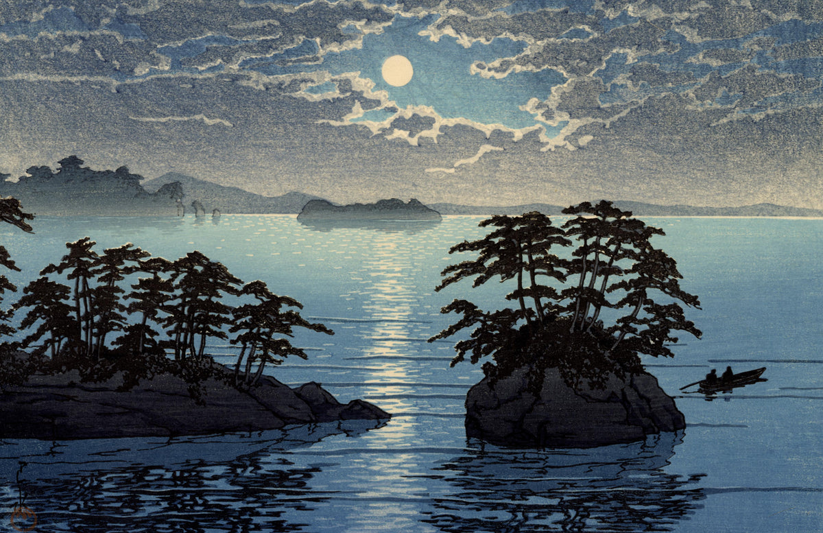 蓮井：松島双子島（販売） – Egenolf Gallery Japanese Prints
