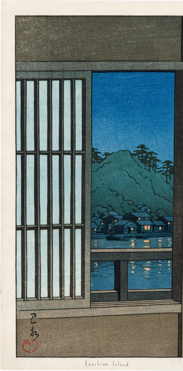 Hasui: Enoshima Island (Sold) – Egenolf Gallery Japanese Prints