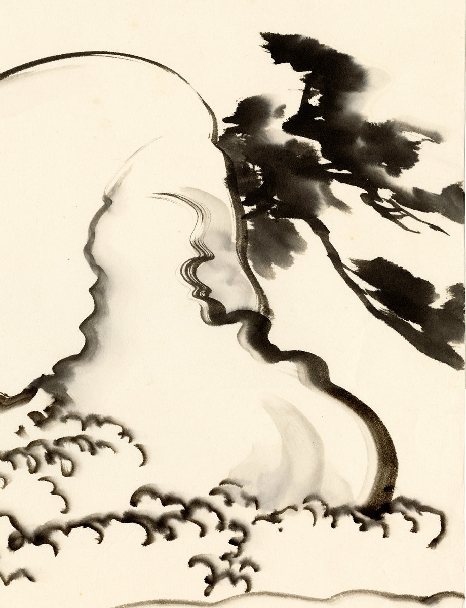 Obata Waves Hillside And Pines Sold Egenolf Gallery Japanese Prints