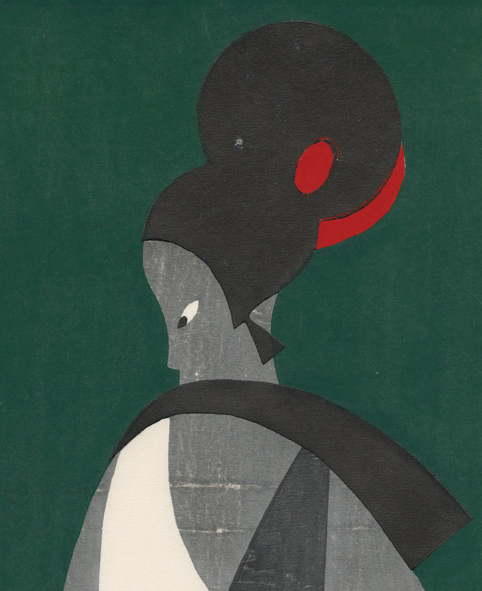 斉藤清：淡路人形（販売済み） – Egenolf Gallery Japanese Prints