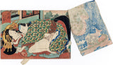 Utagawa School: Movable Paper Doll Shunga scene “Shikake bunko” 仕掛文庫 (Reserved)