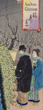 Chikanobu: Fukujuso; Women Buying Adonis Plant at a Night Market