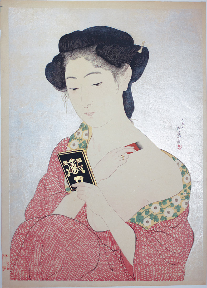 美人画の版画。 新版画美人（20th C美人画） – Egenolf Gallery Japanese Prints