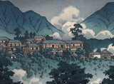 Hasui 巴水 : Kankai Temple, Beppu (Beppu Kankaiji) First Edition