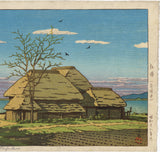 Hasui 巴水: 桃浦, 茨城県