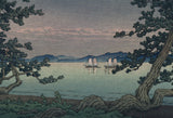 Hasui 巴水: Matoba, Takehara (Hiroshima ken) 竹原的場 (Reserved)