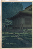 Hasui 巴水: Sanzen’in Temple, Ohara, Kyoto 京都大原三千院 (First Edition)