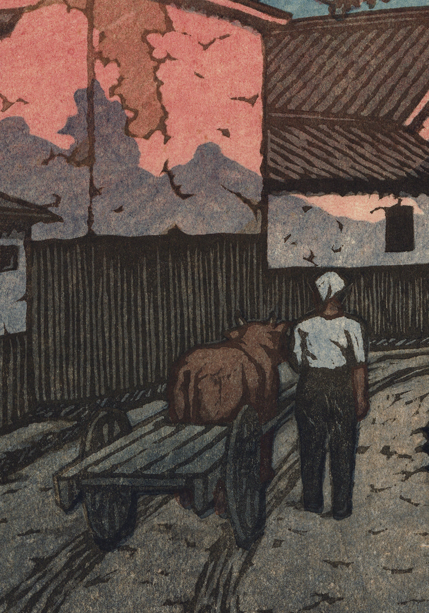 川瀬巴水：香川県和田浜 (売り切れ) – Egenolf Gallery Japanese Prints