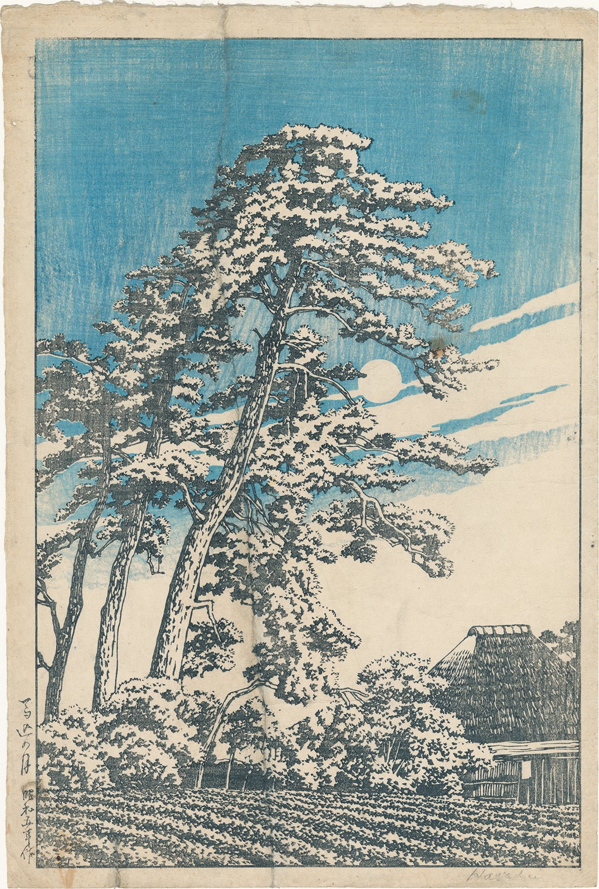 Hasui 川瀬巴水：馬込の月のプルーフプリント（売約済み） – Egenolf