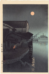 三栖右嗣【アマポーラ】lithograph DAIMARU SHIRŌ KASAMATSU 笠松 紫浪 (1898–1991)