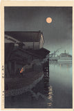 Hasui 巴水: Daimotsu, Amagasaki 尼崎大物 (Sold)