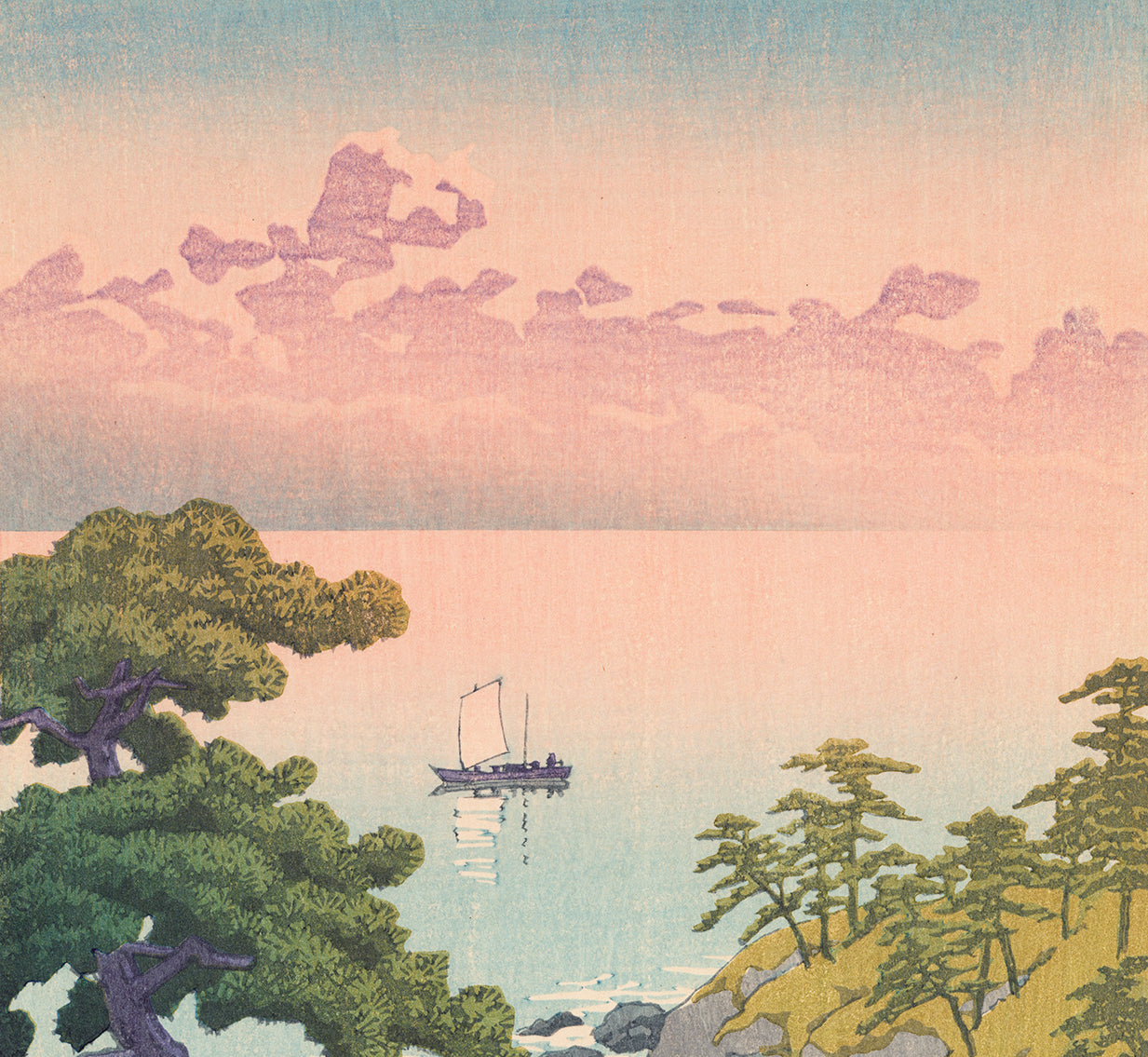 Hasui 巴水：海上の遠雲（Kaijo un'en）（初版） – Egenolf Gallery