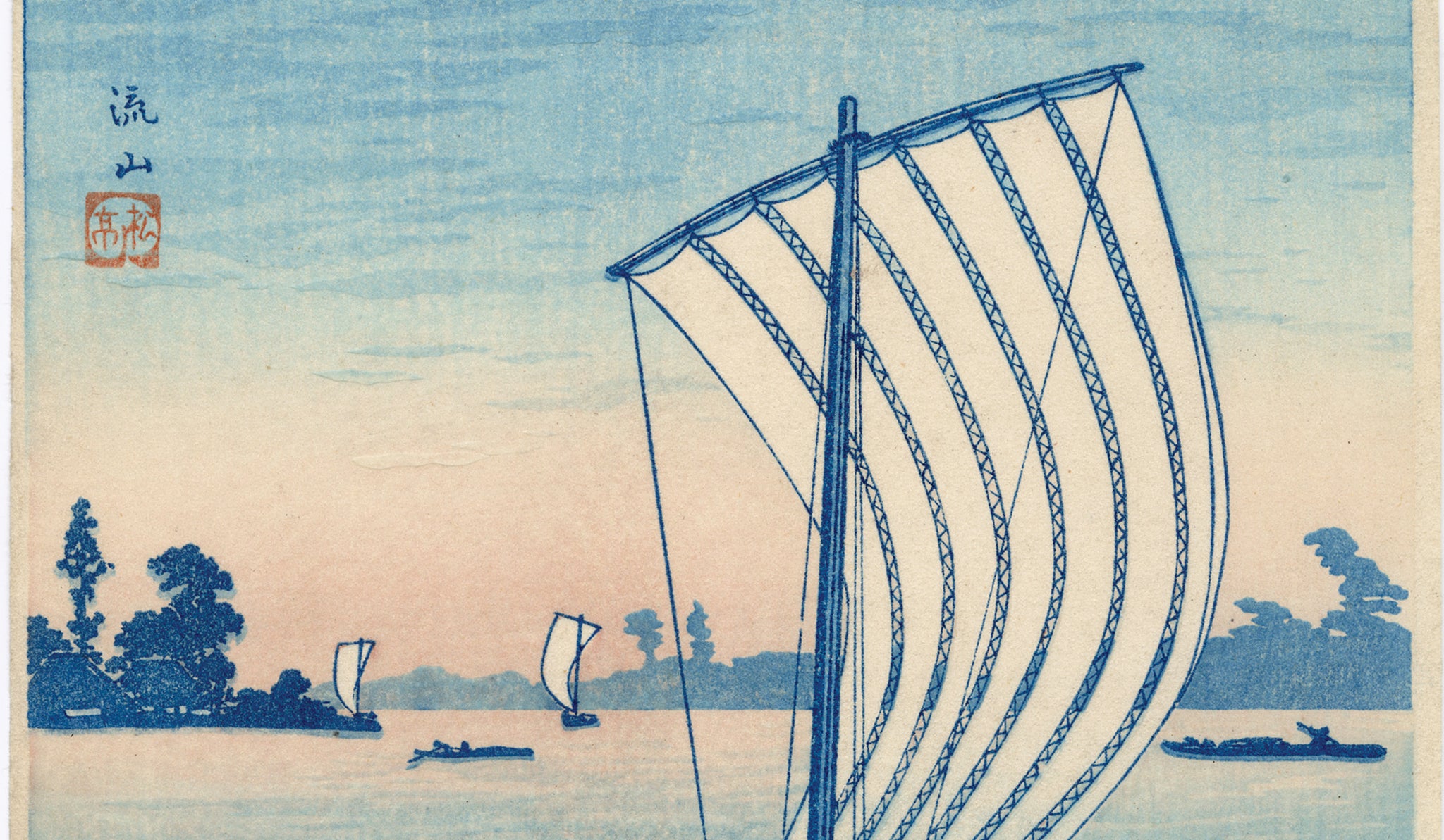 高橋松亭、【流山】、希少な額装用画集より、美品、新品額装付 高橋宏明 (昇亭) 高橋松亭弘明:流山流山の夕日 (販売済み) – Egenolf