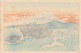 高橋松亭 弘明（たかはし しょうてい）：興津からの富士山