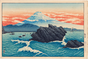 Takahashi Hiroaki (Shotei) 高橋松亭 弘明: Mount Fuji from Okitsu