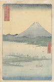 Hiroshige 広重: Pine Beach at Miho in Suruga Province 駿河三保之松原 (SOLD)