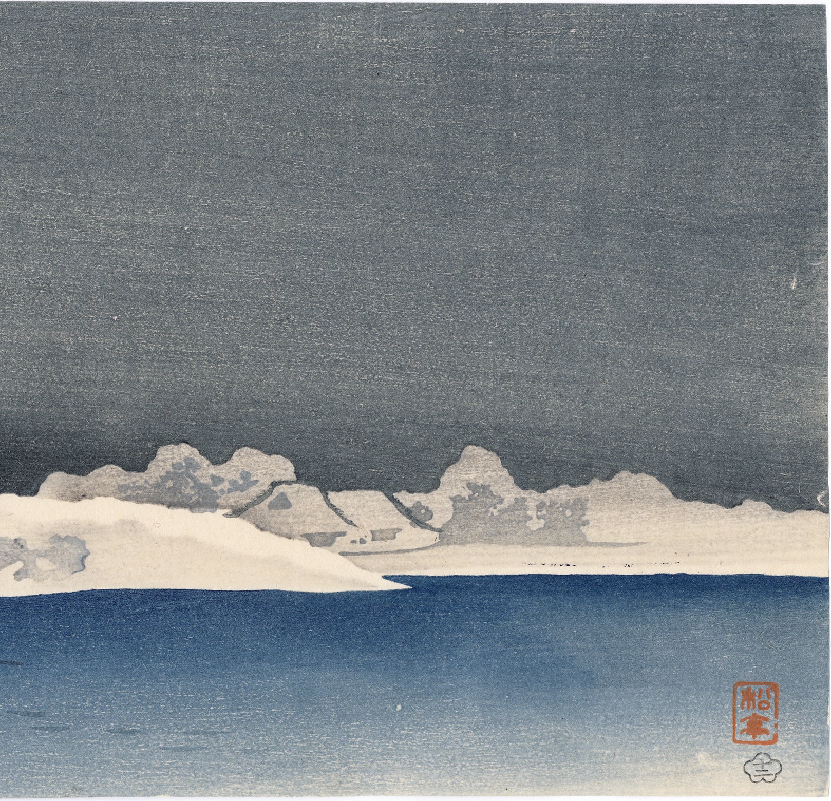 Takahashi Hiroaki (Shôtei) 松亭 弘明: Night on the Bank of the