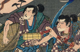 Hiroshige: Onio and Dozaburo, two Vassals of the Soga Brothers 鬼王・道三郎 (Sold)