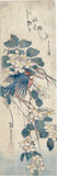 Hiroshige: Kingfisher and Japanese Snowball Flowers 藪手毬に川蝉 (Doublefile Viburnum) (SOLD)