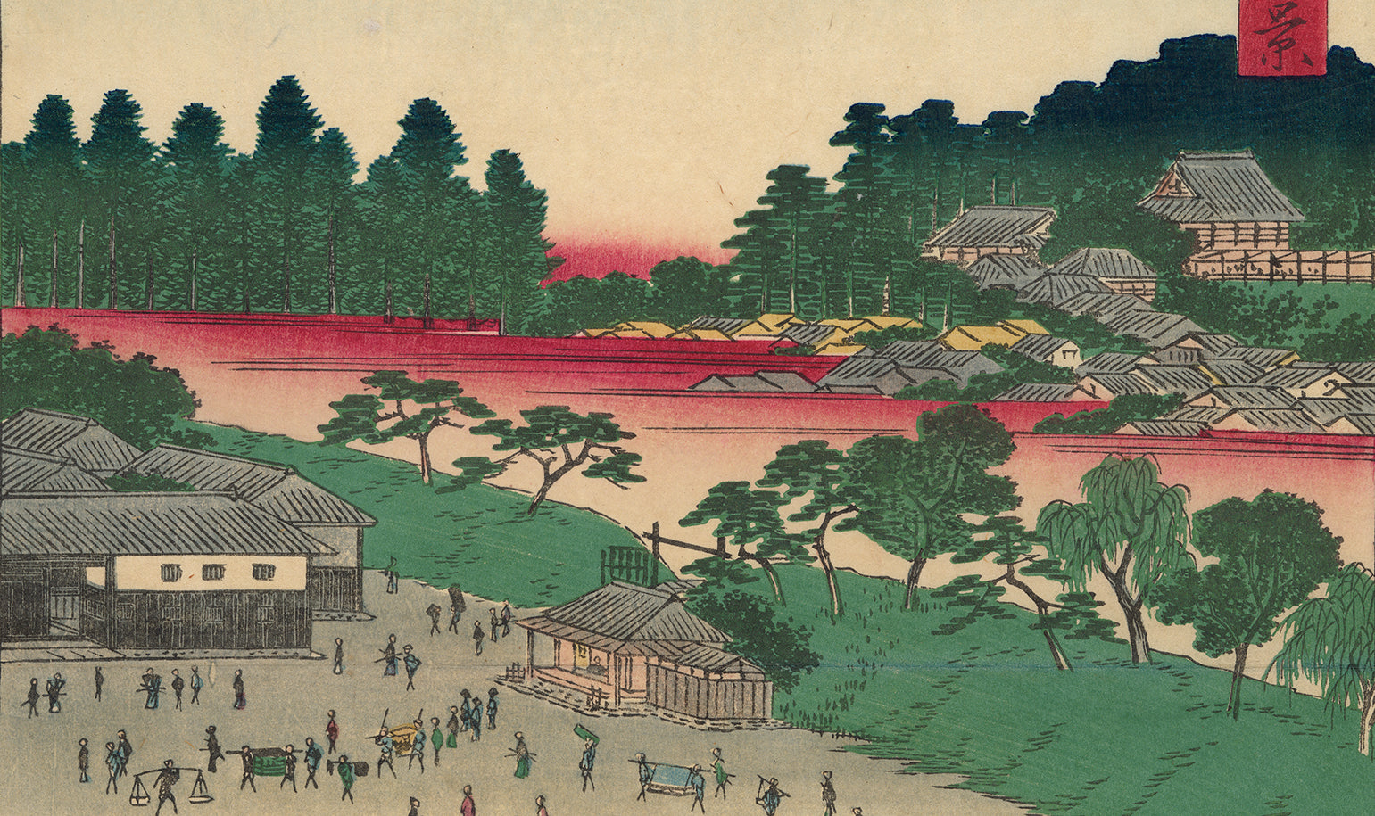 広重：筋違内八ッ小路 – Egenolf Gallery Japanese Prints