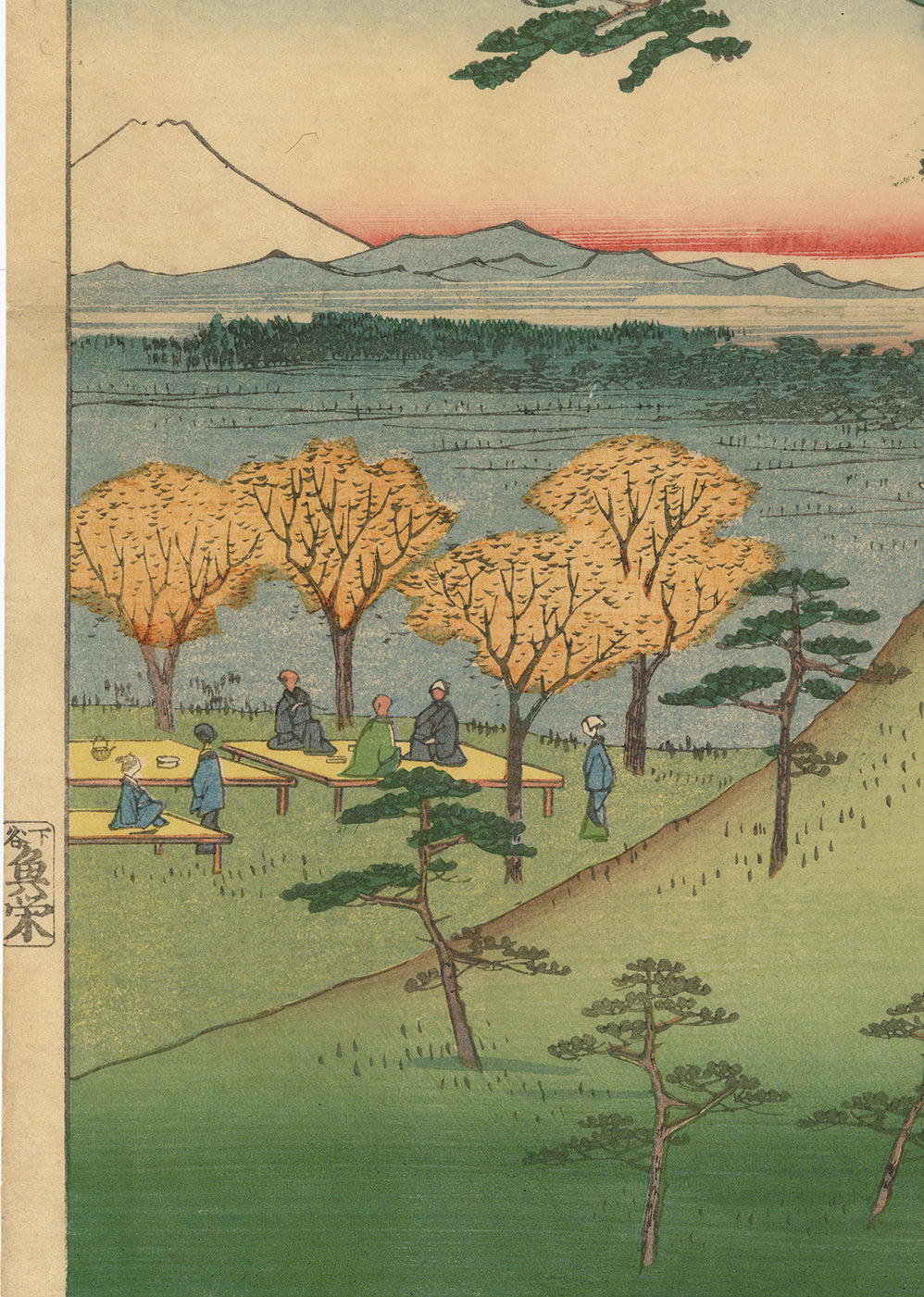 広重：目黒元不二 – Egenolf Gallery Japanese Prints