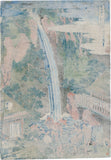 Hokusai: Roben Waterfall at Oyama in Sagami Province 相州大山ろうべんの瀧