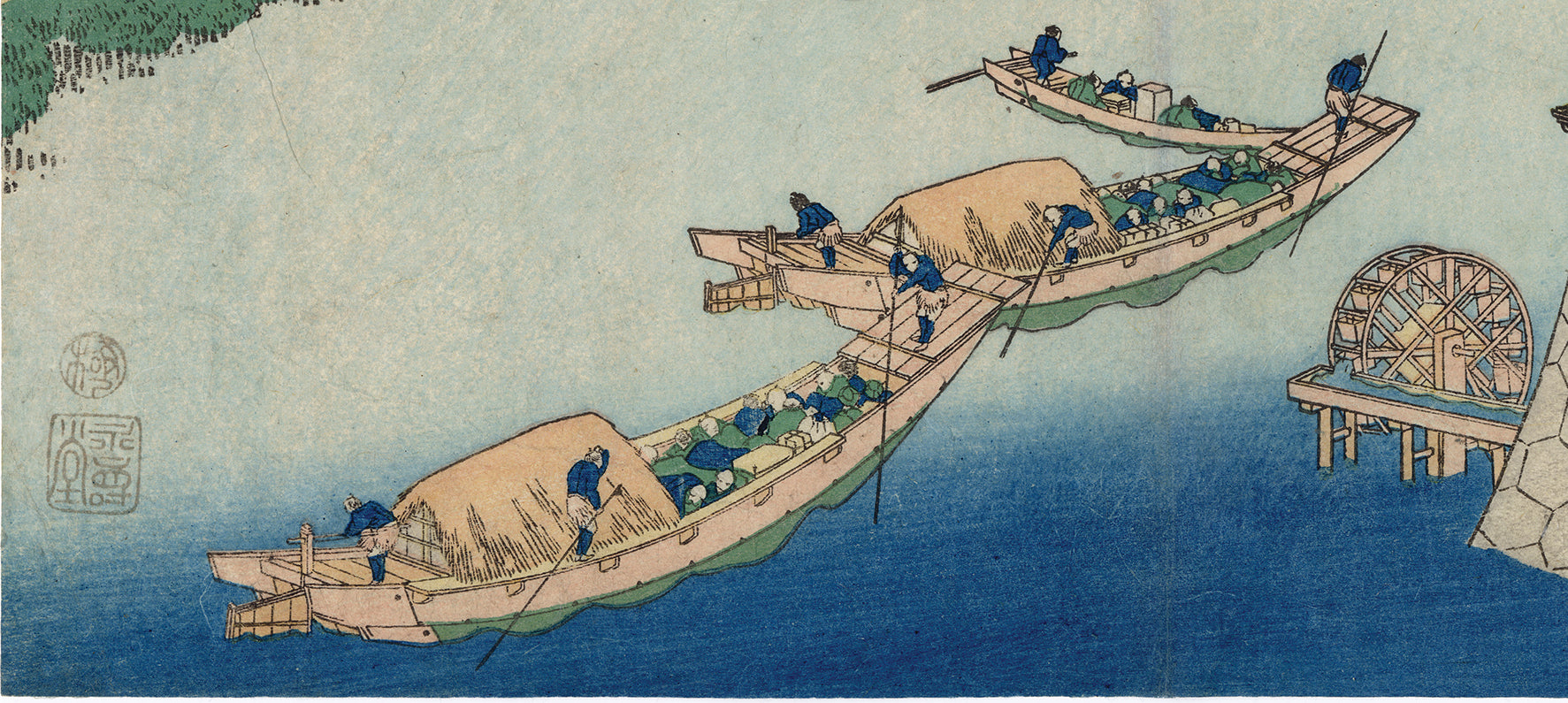 北斎: 淀川の月光 (SOLD) – Egenolf Gallery Japanese Prints