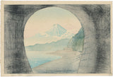 Takahashi Hiroaki (Shotei) 高橋松亭 弘明: Satta Mountain Pass Tunnel 薩陀峠トンネル (SOLD)