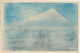 Takahashi Hiroaki (Shotei) 高橋松亭 弘明: Fujine 富士根 [Mount Fuji Beneath the Full Moon]