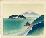 Yamagishi Kazue: View of Mount Fuji from Seven-Ri Beach 七里ヶ浜 (RESERVED)