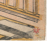 Kiyonaga 清長: Beauty Greeting a Girl for her Koto Lesson 囲われも二三人程琴の弟子