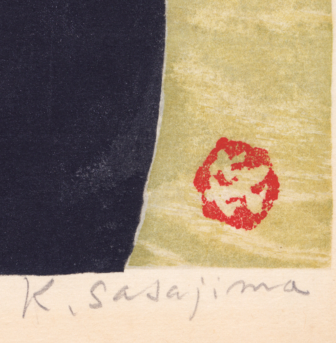 笹島喜平：黒猫、白猫 – Egenolf Gallery Japanese Prints