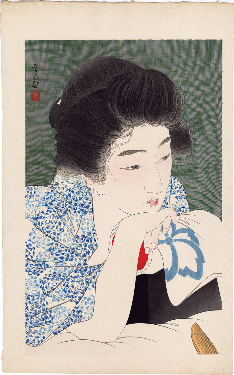 新版画美人（20th C美人画） – Egenolf Gallery Japanese Prints