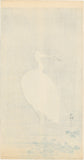 Koson 小原古邨 : Wading Egret in the Rain (First Edition) (SOLD)