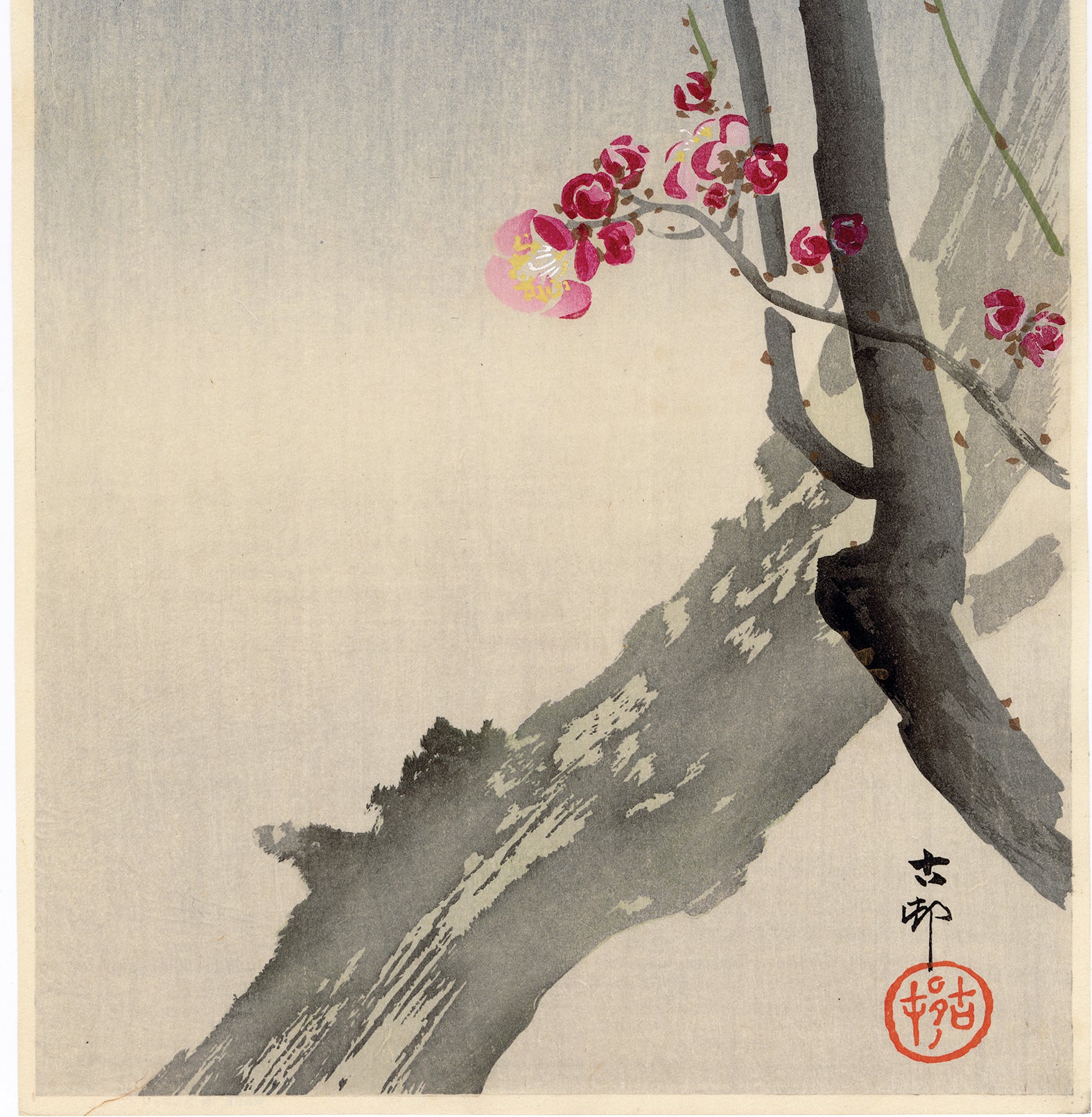Koson 小原古邨:梅の枝にウソ (販売済み) – Egenolf Gallery Japanese
