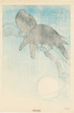 Koson 小原古邨 : Two Crows in Moonlight (First Edition)