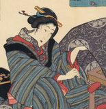 Kunisada: Beauty With Kotatsu: Imado