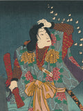 Kunisada: Slug Magic with the Brave Woman Yufu Tsunade  勇婦綱手