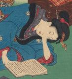 Kunisada: A Woman Fond of Reading (SOLD)