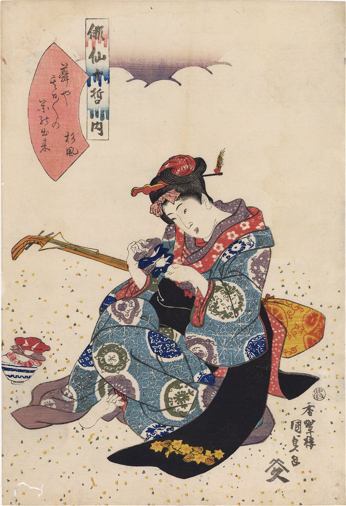 国貞豊国Ⅲ/国貞 – Egenolf Gallery Japanese Prints