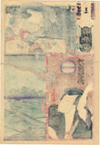 Kunisada: Complete Tetraptych of Ghosts from the Play Yotsuya Kaidan