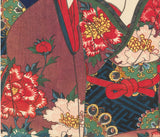 Kunisada: The Joyful Type うれしそう (Ureshi so) Reading a Theater Program (SOLD)