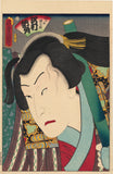 Kunisada 国貞: Okubi-e of Sawamura Tossho as Gennosuke