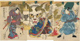 Kuniyoshi 國芳: Monster Spirit of the Cat Stone from the Scene at Okazaki (Sold)